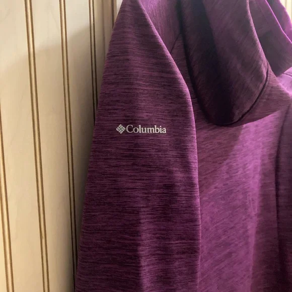 Columbia Purple Fleece Hoodie - Picture 3 of 6